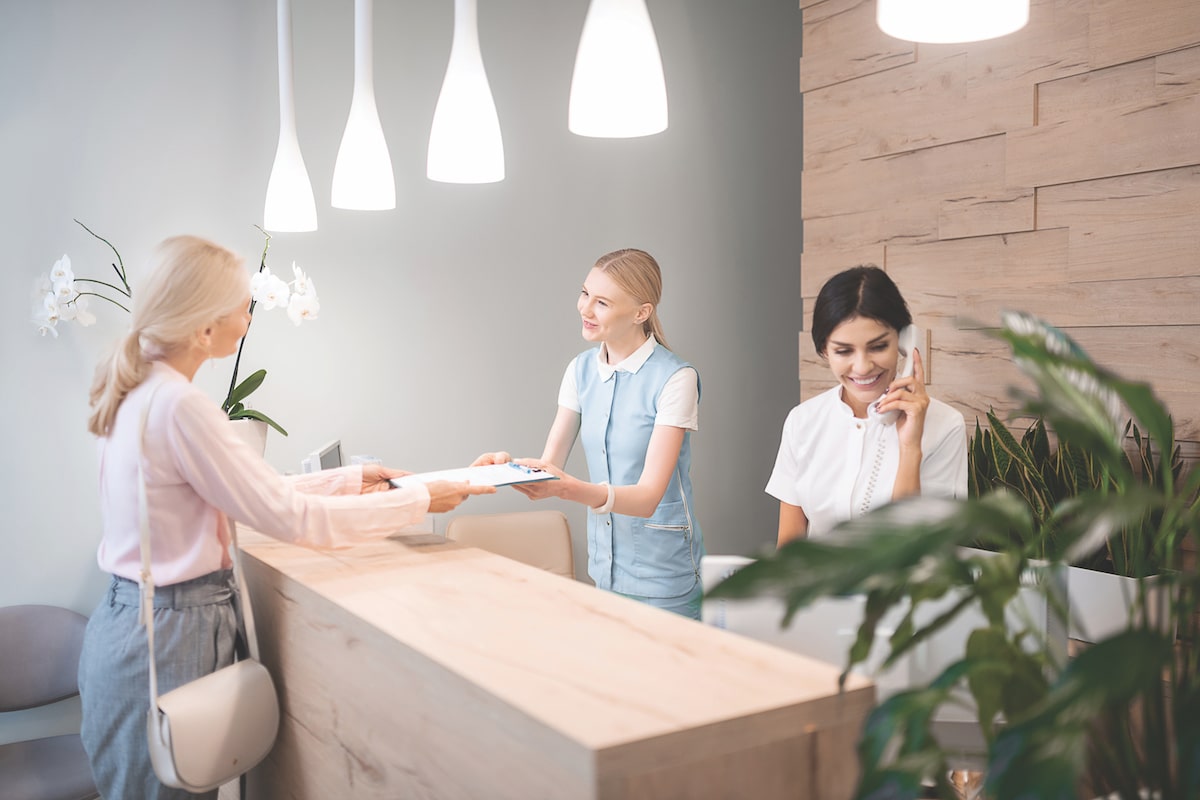 A well-oiled practice management team is crucial for eye health clinics. Image: Viacheslav Yakobchuk/AdobeStock.com
