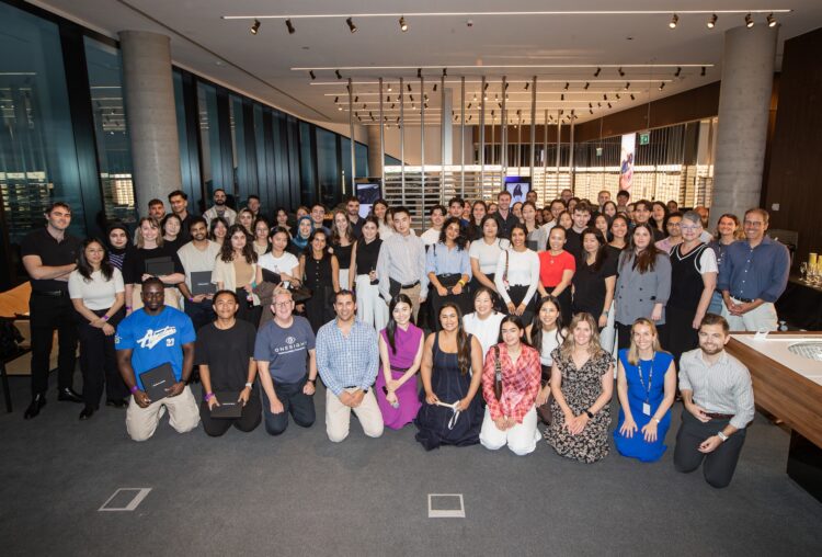 The grads were welcomed at EssilorLuxottica’s signature induction program, EyeLaunch. Image: EssilorLuxottica.