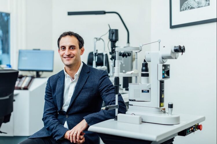 Dr Justin Sherwin is an early adopter of eyecare technology. Image: Justin Sherwin.