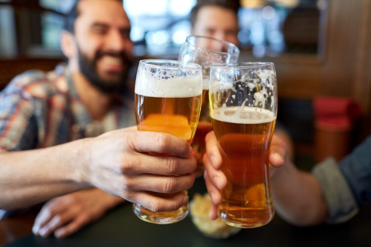 Men who are regular drinkers are more at risk of developing presbyopia. Image: Syda Productions/stock.adobe.com.