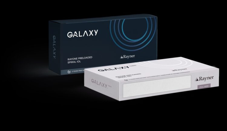 The Galaxy IOL has made the Prostheses List. Images: Rayner.