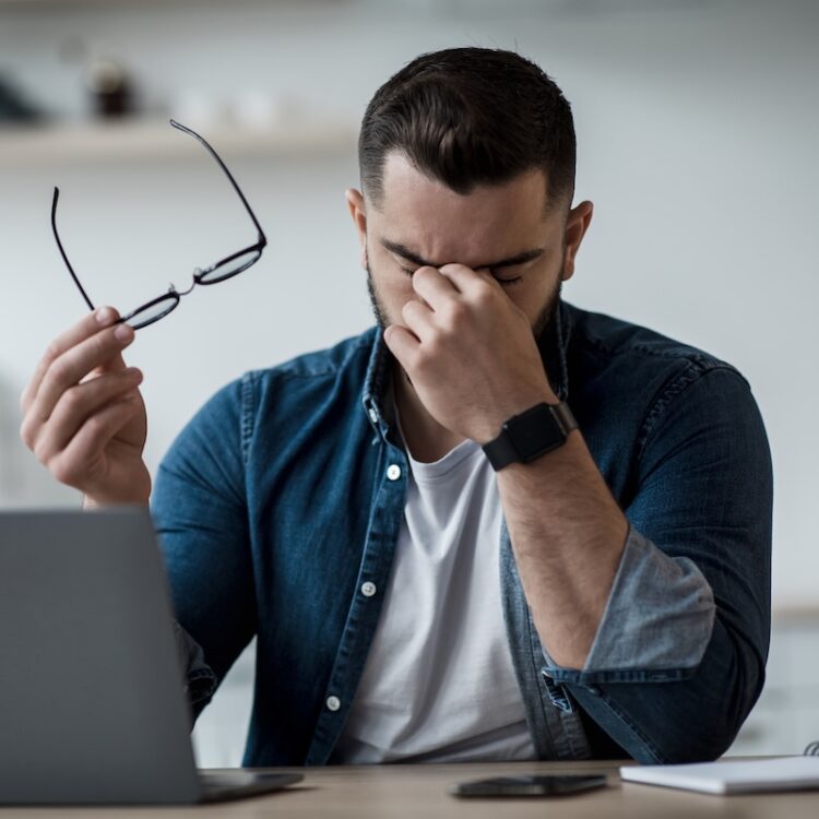 Treating dry eye can help people battling mental health issues. Image: Prostock Studio/stock.adobe.com.