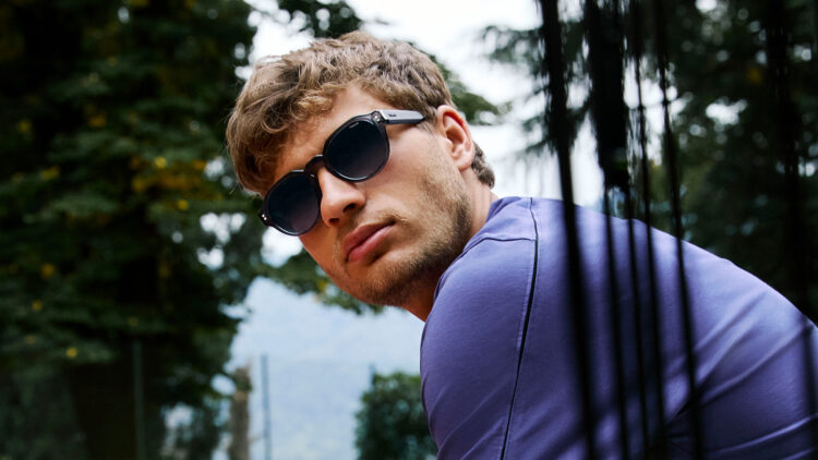 Flavio Cobolli will be the face of the Polaroid Eyewear global campaigns for the 2026 and 2027 seasons. Image: Polaroid Eyewear.