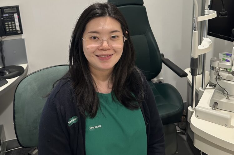 Samantha Ter was nominated for the award after identifying a retinal detachment on her second day at Specsavers Victor Harbor. Image: Specsavers.