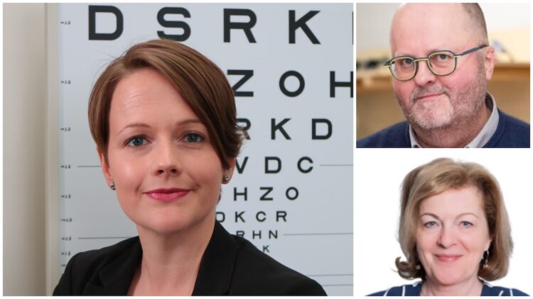 New ACO board chair Prof Lauren Ayton AM, left, and new board members Rod Baker and Lyn Brodie, right. Images: ACO.