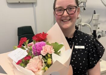 Abbie Hopkinson. Images: Specsavers.